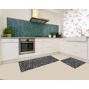 Ver imagem 2 de Passadeira para Cozinha Cleankasa 50cm X 1,2m Terrazzo Black Kapazi