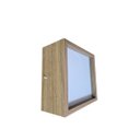 Ver imagem 4 de Plafon Quadrado Madeira 20x20cm Freijó