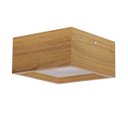 Ver imagem 1 de Plafon Quadrado Madeira 20x20cm Freijó