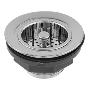 Válvula Pia Cozinha Americana Escoamento 3.1/2'' ABS Cromada:Prateado