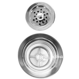 Válvula Pia Cozinha Americana Escoamento 3.1/2'' ABS Cromada:Prateado - 7