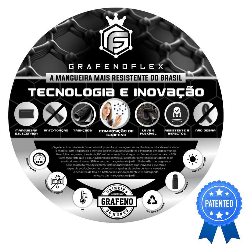 Mangueira Quintal Anti-torção Tripla Camada 60m - Gf. - 2