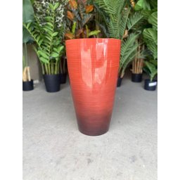 Vaso Grande para Planta para Decoração Sala Varanda Jardim (liso/vermelho) - 4