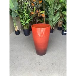 Vaso Grande para Planta para Decoração Sala Varanda Jardim (liso/vermelho) - 6