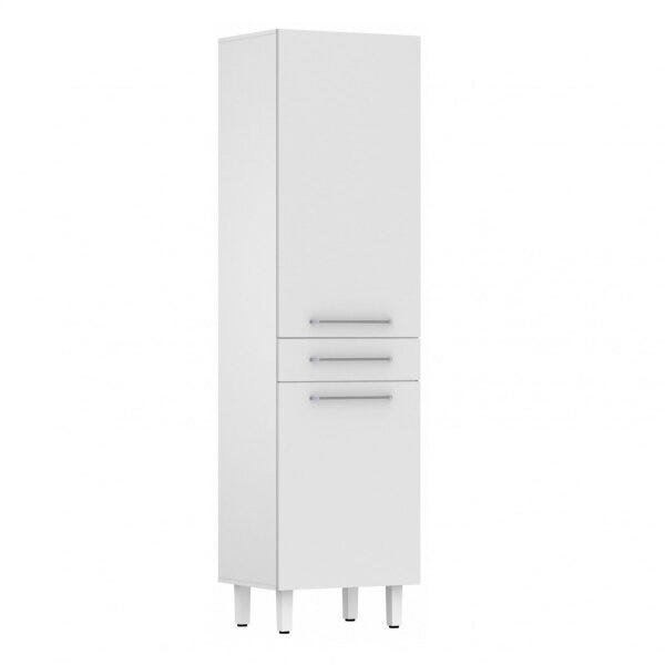 Paneleiro Duplo 2 Portas 1 Gaveta Color Zanzini | MadeiraMadeira