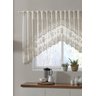 Cortina Renda Bando Cascata 3M X 1M Alt Creme Bule Lisa - 5