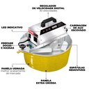 Ver imagem 3 de Pa10ram Misturador Elétrico 10 Litros Bivolt (panela Automática) 50/60 Hz Amarelo