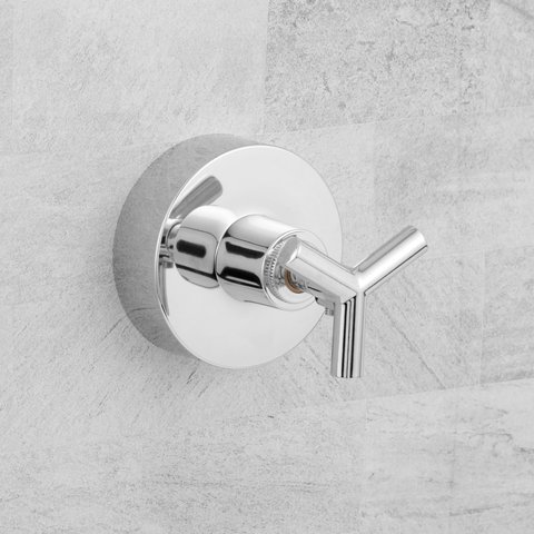 Acabamento para Registro Chuveiro Banheiro 50mm 1.1/4" 1.1/2" Cruzeta Cromado Padrão Deca C55