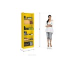 Ver imagem 4 de Estante 5 Prateleiras Moderno Multiuso Zanzini