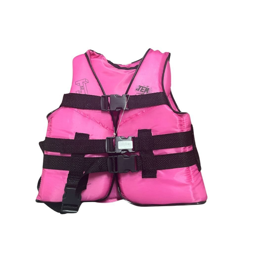 Colete Infantil Auxilia na Flutuação Rosa Não Fura - 1