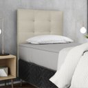 Ver imagem 2 de Cabeceira Estofada Cama Box Solteiro 90 Cm Irlanda Suede:suede Bege