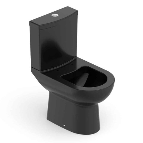 Bacia com Caixa Acoplada Ecoflush Smart Preto Celite