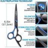 Kit de Tesouras para Corte de Cabelo - 6 Peças, Aço Inoxidável, 17 Cm, Ambidestro - para Salão e Uso - 4