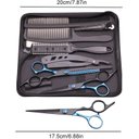 Ver imagem 2 de Kit de Tesouras para Corte de Cabelo - 6 Peças, Aço Inoxidável, 17 Cm, Ambidestro - para Salão e Uso