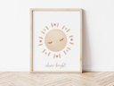 Ver imagem 3 de Kit 3 Quadros Sol Arco Íris Love Boho Quarto Menina Infantil