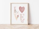 Ver imagem 5 de Kit 3 Quadros Sol Arco Íris Love Boho Quarto Menina Infantil