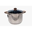 Ver imagem 4 de Jogo de Panelas Alemã Aço Cirúrgico 23 Peças Azul