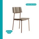 Ver imagem 6 de Conjunto Sala de Jantar 4 Cadeiras Blum Carraro Nogal Rosê