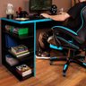 Mesa Computador Gamer Madesa 9409 - Preto/azul - 8