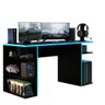 Mesa Computador Gamer Madesa 9409 - Preto/azul - 3