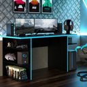 Ver imagem 1 de Mesa Computador Gamer Madesa 9409 - Preto/azul