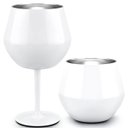 Ver imagem 1 de Taça Copo Termico Inox 2 em 1 Bebida Drink Cocktail Vinho Festa Evento Praia Piscina Elegante
