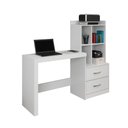 Ver imagem 2 de Escrivaninha com Estante e 2 Gavetas 141cm Multimóveis Crjcm-ESC002 Branco