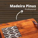 Ver imagem 4 de Tabua Bandeja Pequena Mosaico Preto e Branco Servir Petiscos
