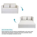 Ver imagem 6 de Sofá Cama Casal Dobrável 2 Lugares com Almofadas Aruba Yescasa