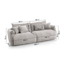 Ver imagem 3 de Sofá 2 Lugares 200cm Comfy CabeCasa MadeiraOriginals