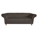 Ver imagem 1 de Sofá Chesterfield Conde 2,30m - Suede Chocolate / Recepção, Moveis, Sala, Decoração