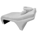 Ver imagem 3 de Maca Botonê Estética Estofada Suede 70cm - Estopar Suede Branco