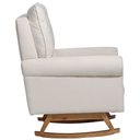 Ver imagem 6 de Poltrona de Amamentação com Balanço Base Nina Encanto D02 Bouclê Off White C-200 - Lyam Decor
