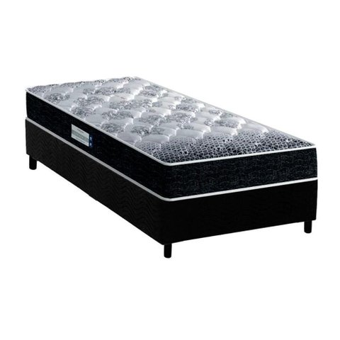 Cama Box Solteiro: Colchão Ortopédico Probel D33/ep Anatômico Advanced Tech1500 + Base Black(