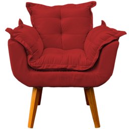 Kit Namoradeira Decorativa + 2 Poltronas Reforçadas Para Amamentação Suede - 5