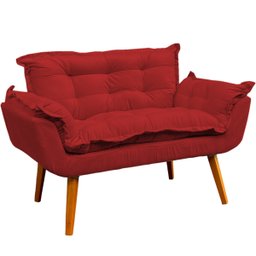 Kit Namoradeira Decorativa + 2 Poltronas Reforçadas Para Amamentação Suede - 2