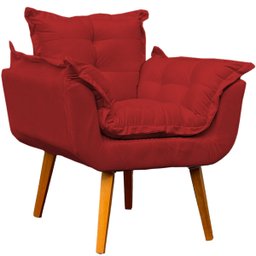 Kit Namoradeira Decorativa + 2 Poltronas Reforçadas Para Amamentação Suede - 4