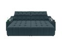 Ver imagem 3 de Sofá Connect Premium 2,30m Assento Retrátil e Reclinável com Porta Copos e Entrada USB Suede Petró