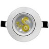 Spot LED Embutir Taschibra Sp 24 Redondo 3W Luz Branco Neutro - 1