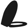 Assento Sanitário Universal Oval Premium Preto - AP002 - TUPAN ASSENTO UNIVERSAL PREMIUM PPCV PRETO  - 1