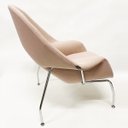 Ver imagem 6 de Poltrona Decorativa Womb Chair linho cor Rosé