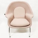 Ver imagem 5 de Poltrona Decorativa Womb Chair linho cor Rosé