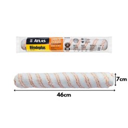 Rolo para Pintura Microfibra 46cm Rendeplus Duplo Atlas - 6