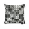 Capa para Almofada Tecido Estampado Quadrado Preto D64 - D'Rossi - 1