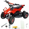 Mini Quadriciclo Infantil Gasolina Atv 49cc 2t Cross Trilha Off Road Importway Wvatv-002v Vermelho - 1