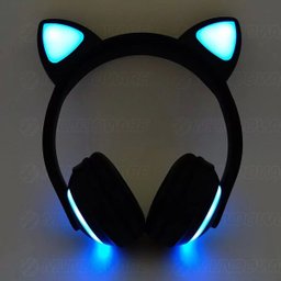 Headphone Bluetooth com Orelhas de Gato e Iluminação LED Fone sem Fio de Gatinho Exbom Hf-C240Bt - 4