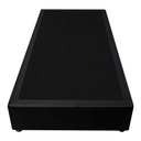 Ver imagem 5 de Base Box para Cama Solteiro 88x188cm Liz S05 Sintético Preto - Mpozenato