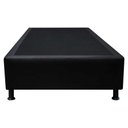 Ver imagem 6 de Base Box para Cama Solteiro 88x188cm Liz S05 Sintético Preto - Mpozenato