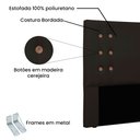 Ver imagem 4 de Cabeceira Queen 1,60m Genova Corano - Pallazio - Marrom