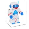 Brinquedo Infantil Robô Bate e Volta com Luz e Som - Diversão e Interatividade - 4